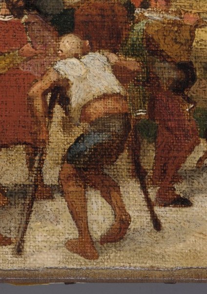 The painter used quick, visible brushstrokes.