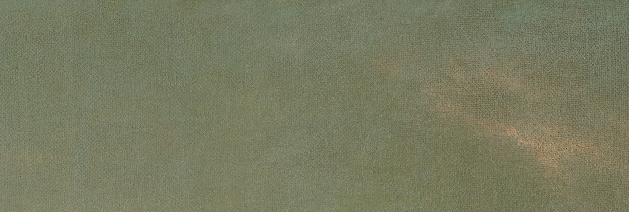 He built that glow with layers of translucent oil glazes.