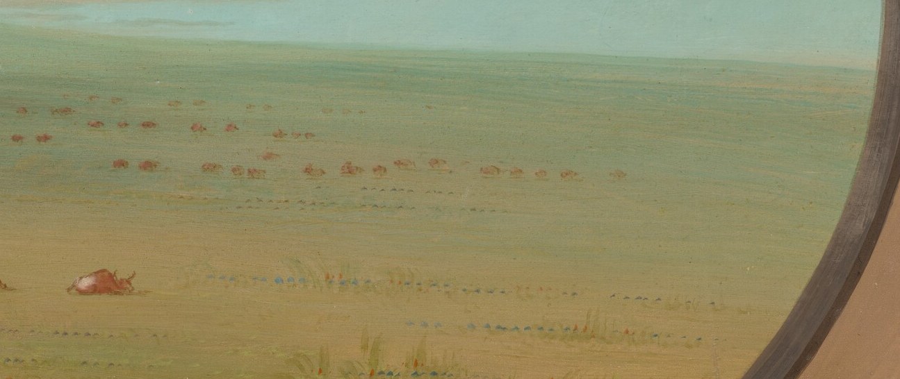 It captures a wild landscape, before extensive human development.