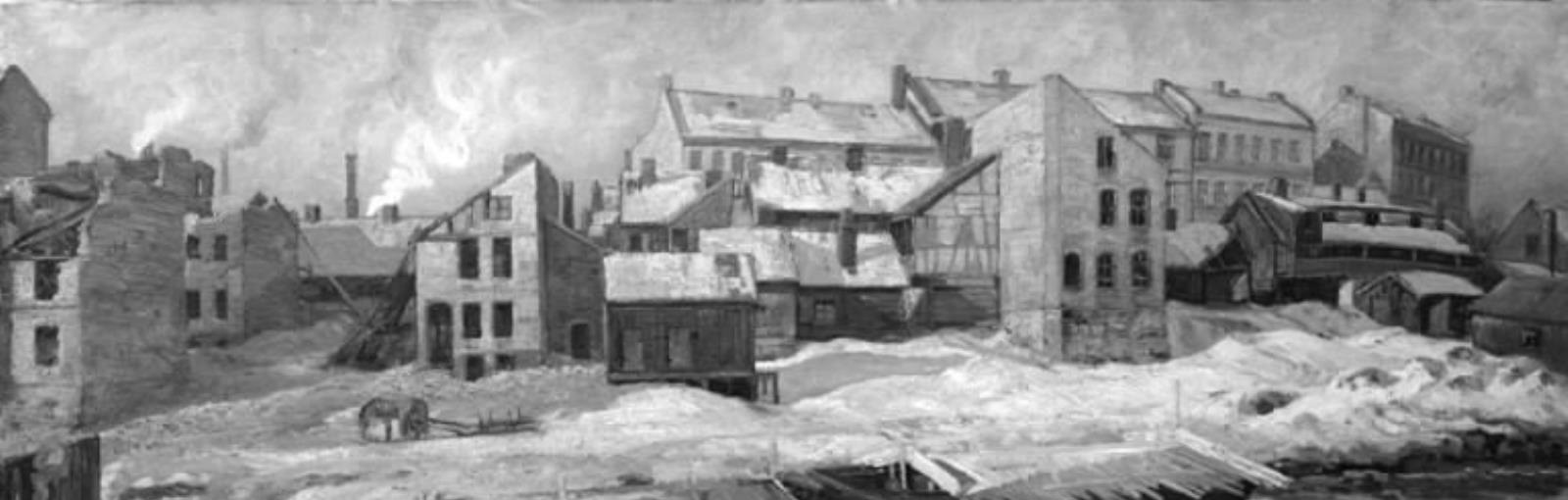 But not Oslo. When this was painted in 1902, the city was Kristiania.