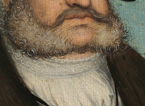 He was a powerful German prince, known for his long white beard.
