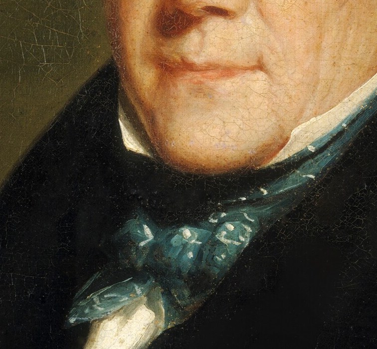 But look at the luminous white of his cravat.