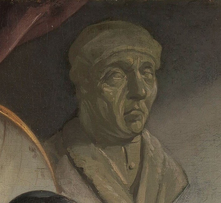 This bust celebrates printing pioneer Laurens Janszoon Coster.