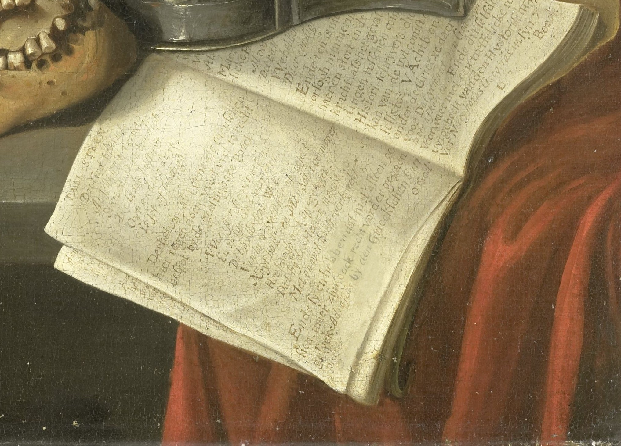 The open book of a life, half-read.