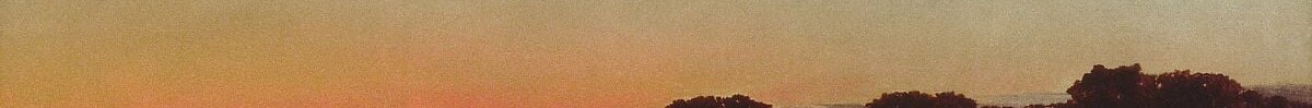 He paints a world going quiet.