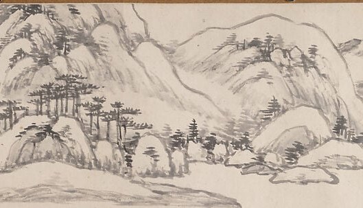 The painter was a Ming loyalist. He refused the new order.