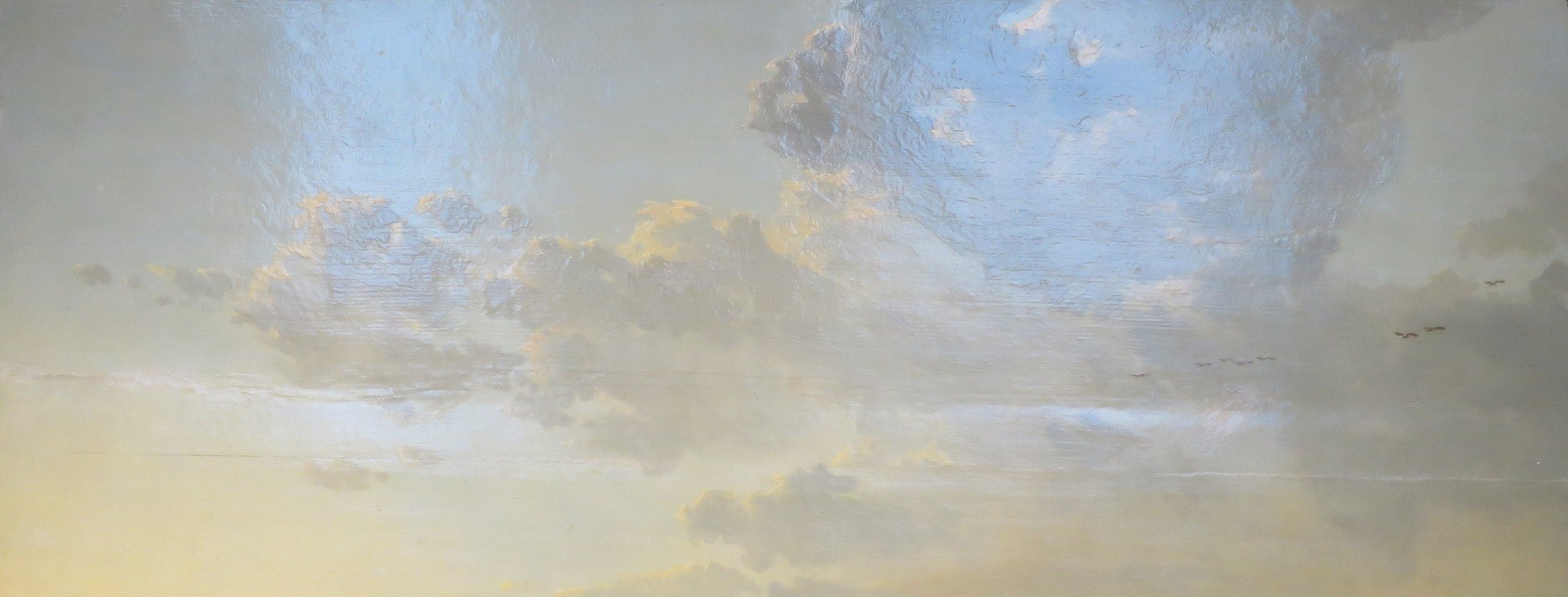 The luminous quality of the light creates a serene and atmospheric mood, characteristic of Cuyp's work.