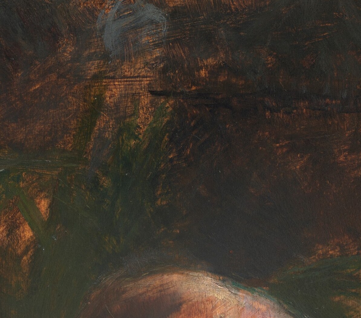 She never looks at the viewer, preserving her inner world.