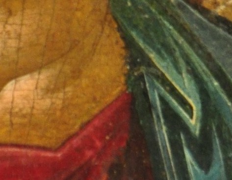 He blended traditional Byzantine icons with Venetian styles.