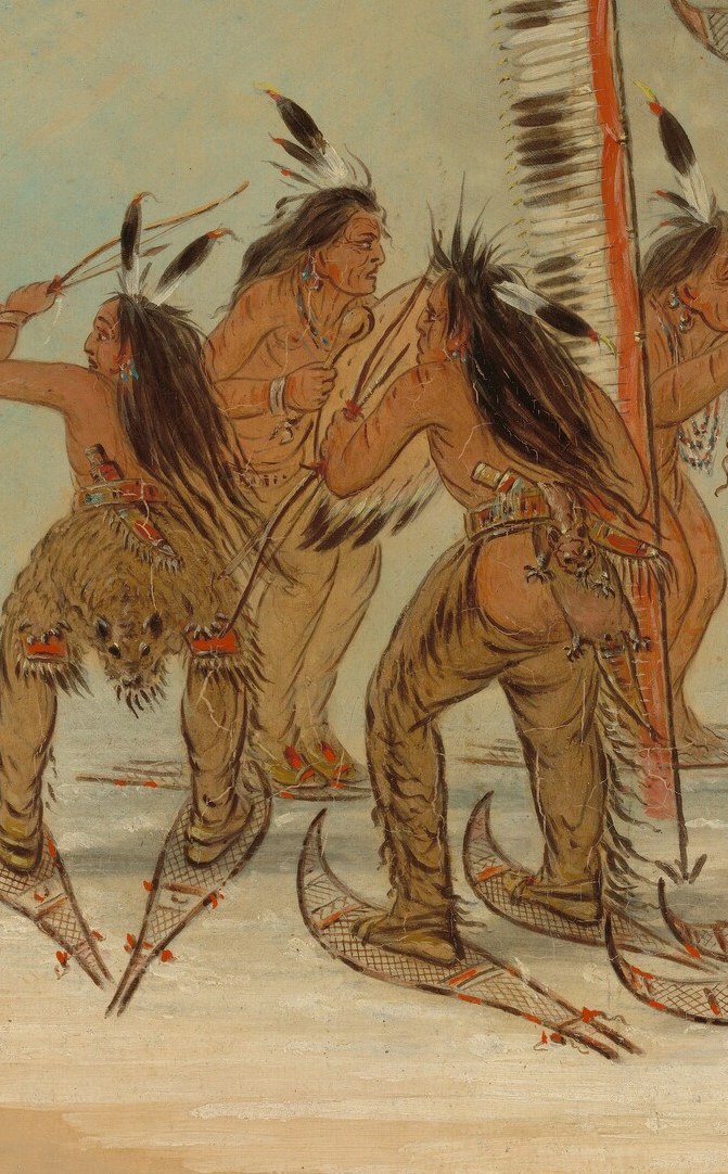 He documented Indigenous life through portraits and scenes like this one.