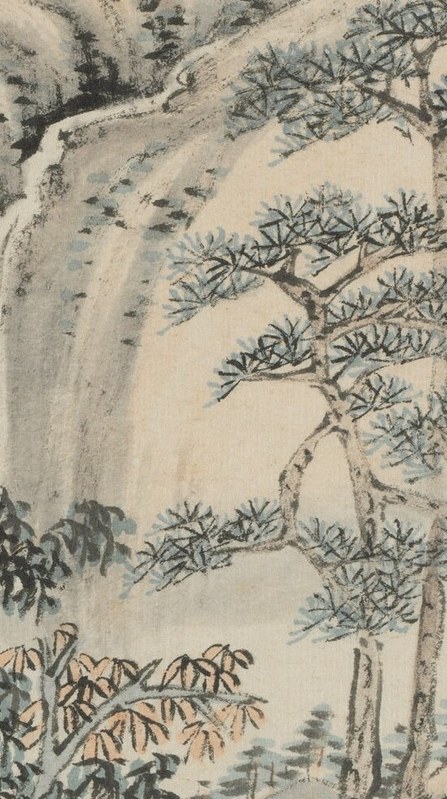 The painter, Xiao Yuncong, was a loyalist to the fallen Ming.