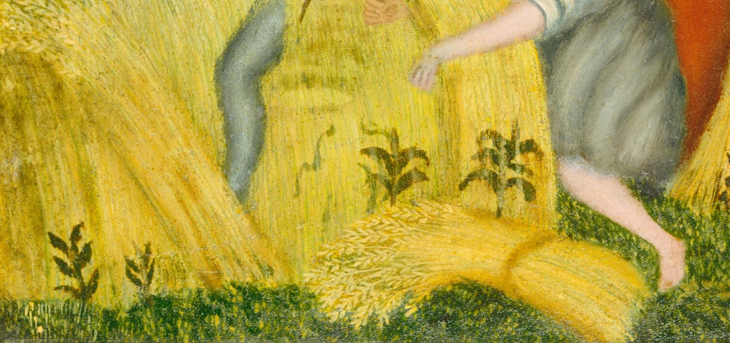 But it shows a harvest, not a biblical scene.