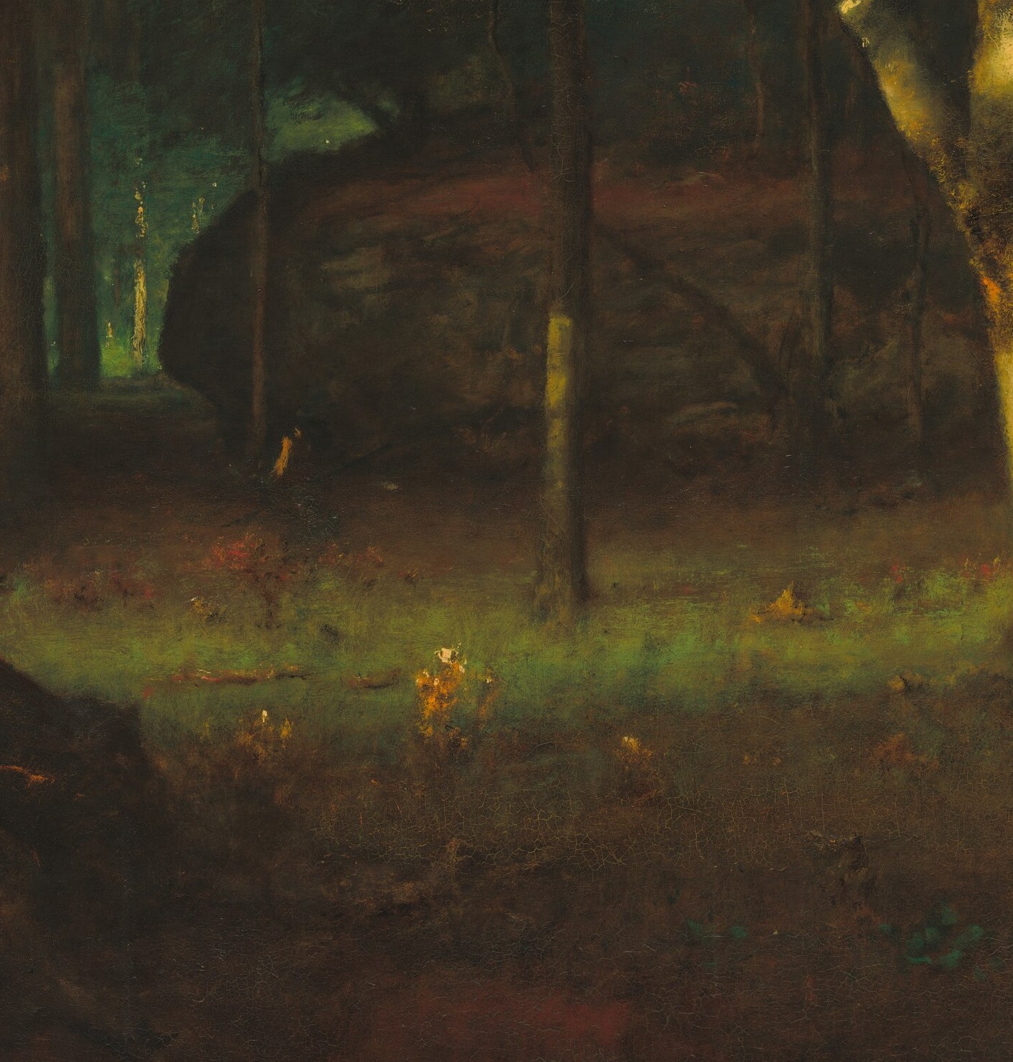 He aimed to show 'the air between the trees.'