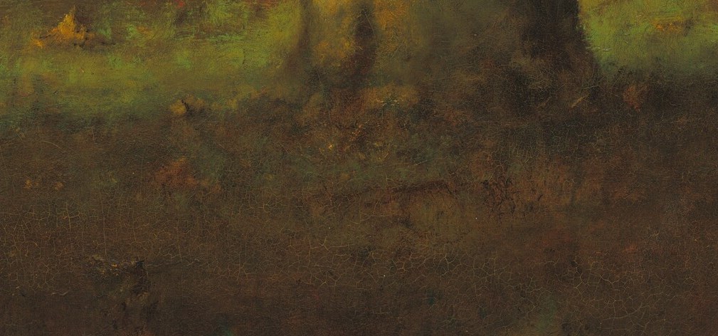 He blurred edges, letting colors melt together like smoke.