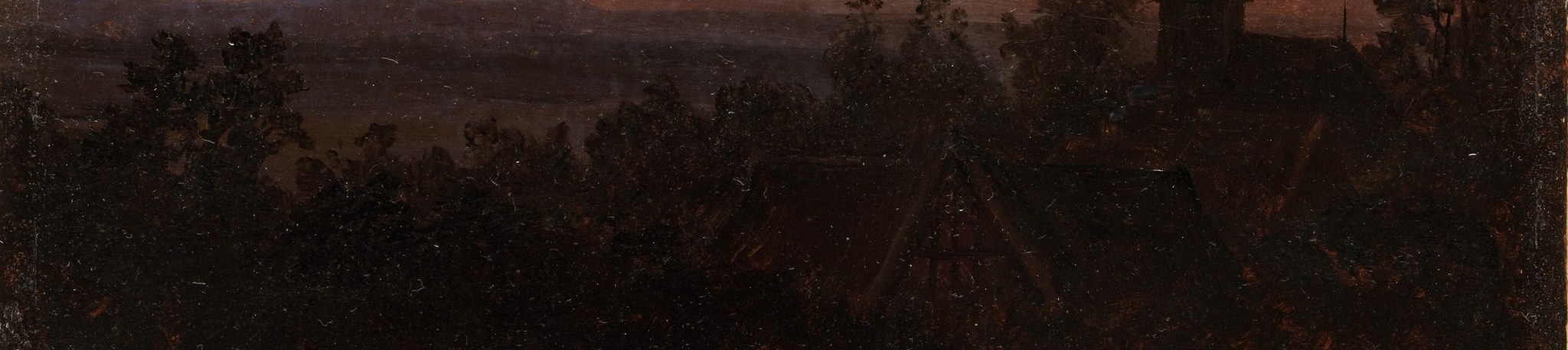 Look closely at the trees, a small human detail emerges.