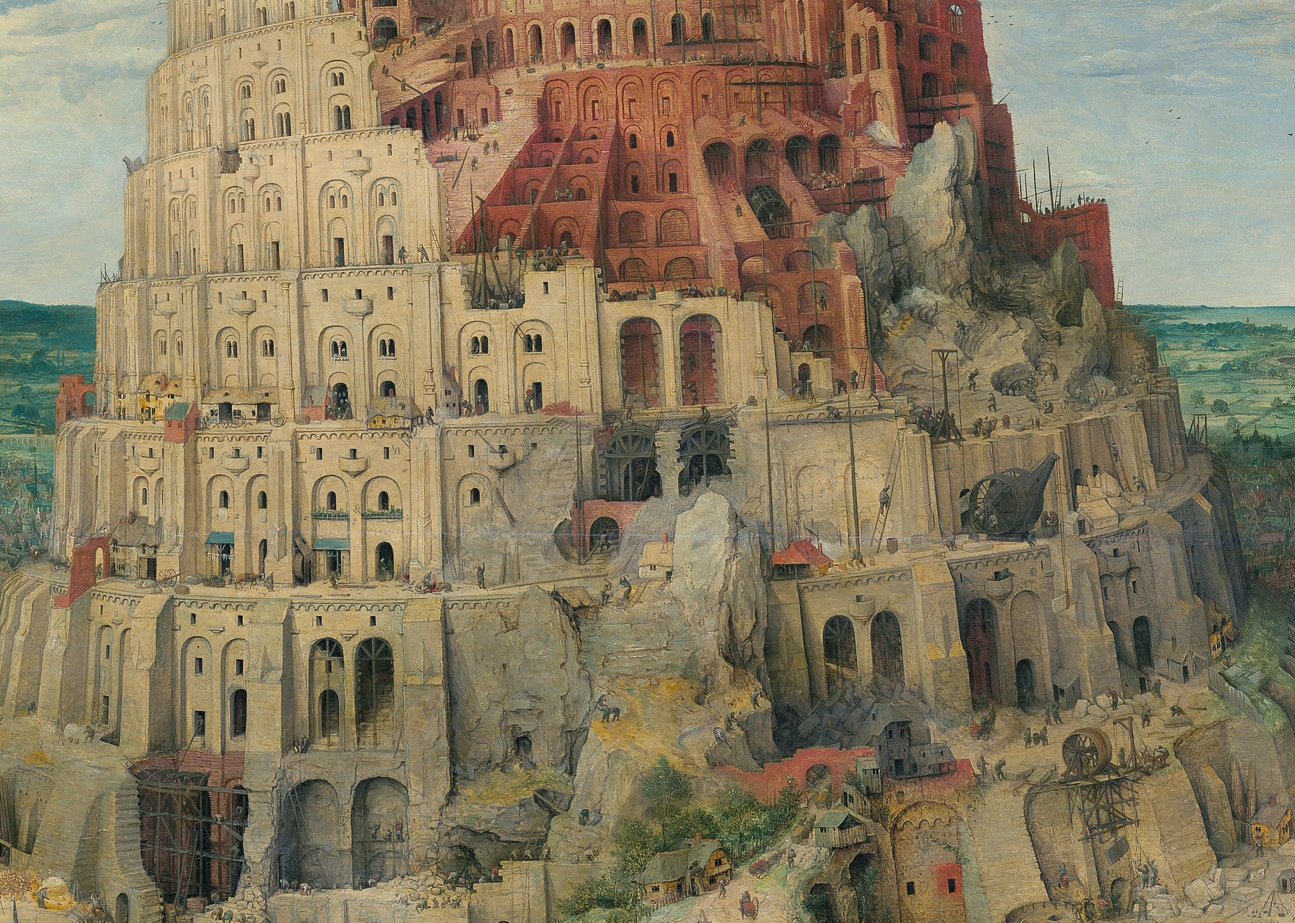 He was inspired by the Roman Colosseum, which he saw firsthand.