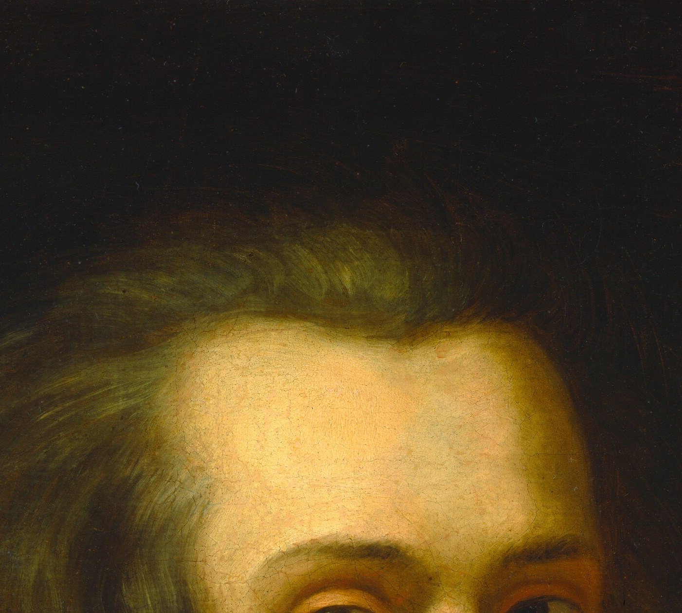 This man's intense gaze draws you in.