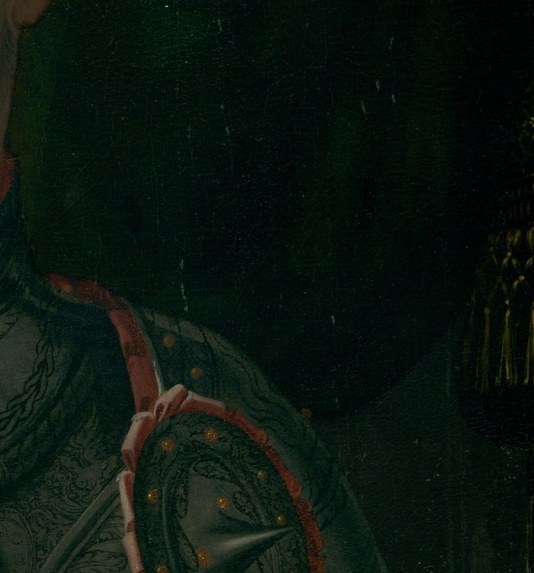 The portrait was painted to project eternal strength.