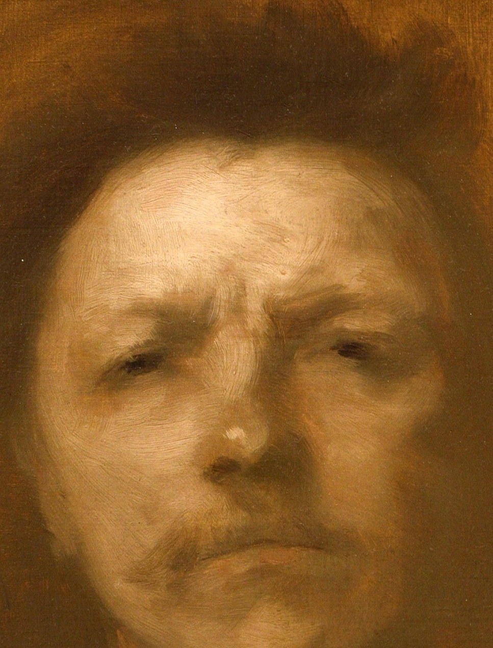 He painted himself as a gentleman of the 1850s.