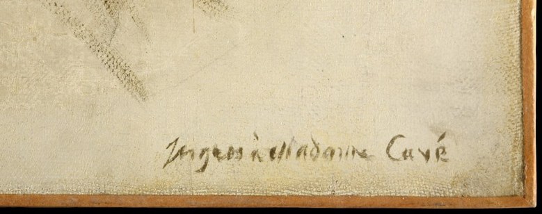 And he writes it down: 'Ingres to Madame Cavé.'