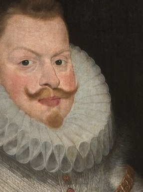 He was painted by Bartolomé González y Serrano, a court painter.