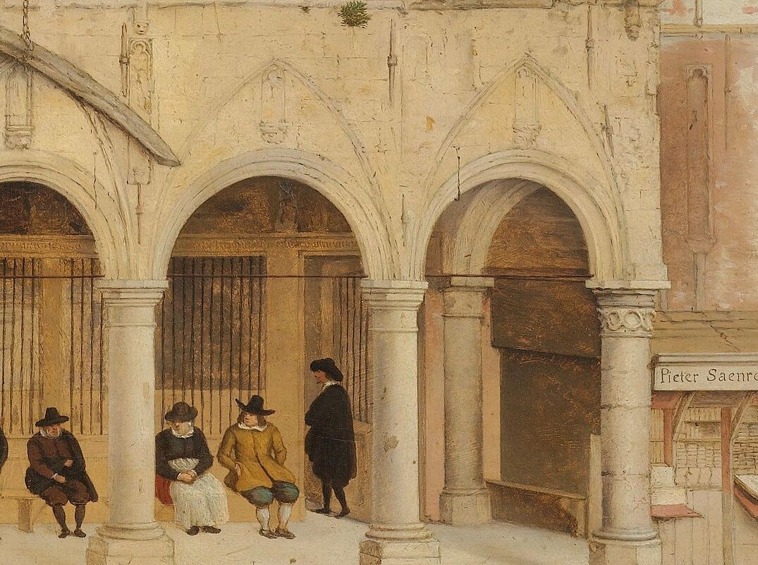 Look closely at the columns and their shadows.