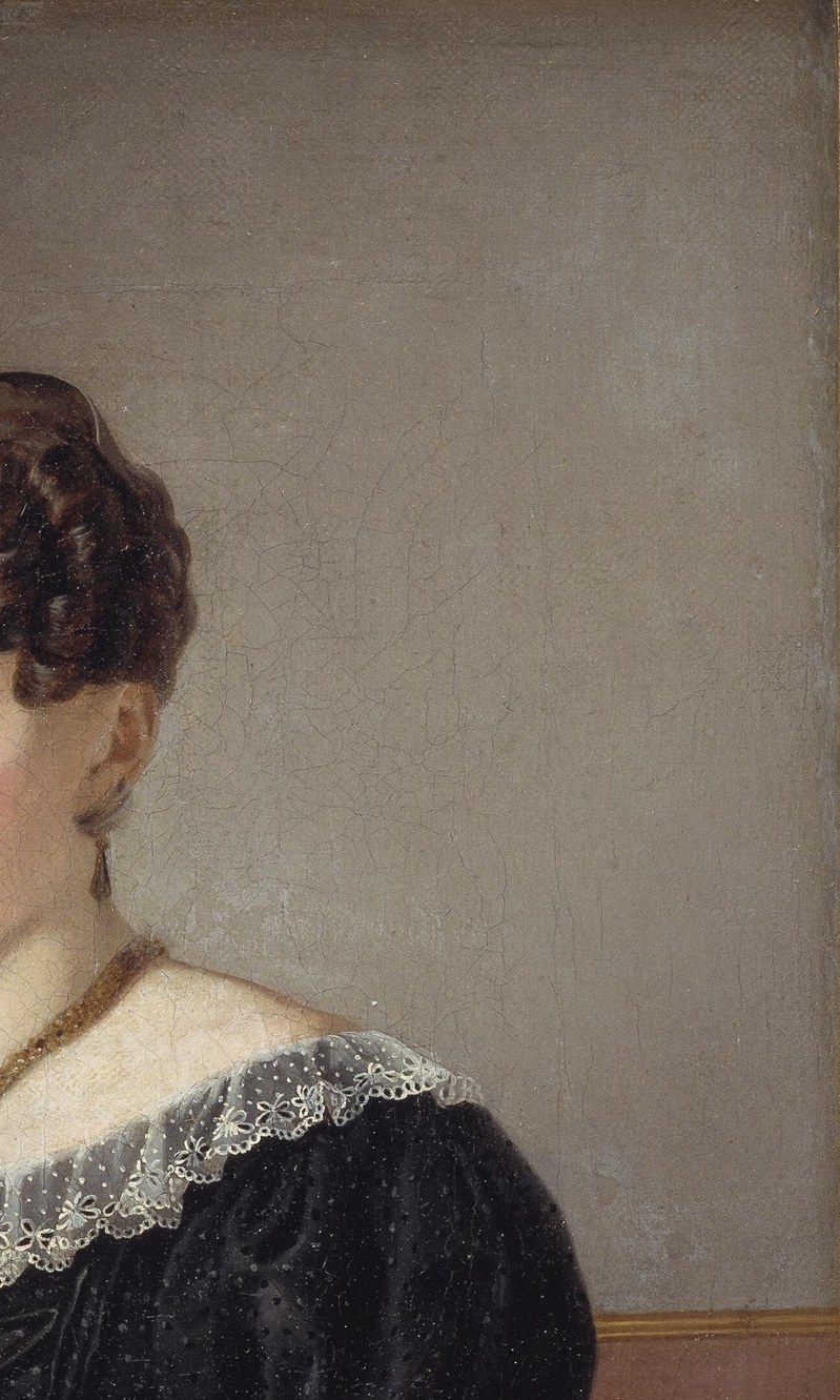 The Danish painter Bendz often put hidden details in his work.