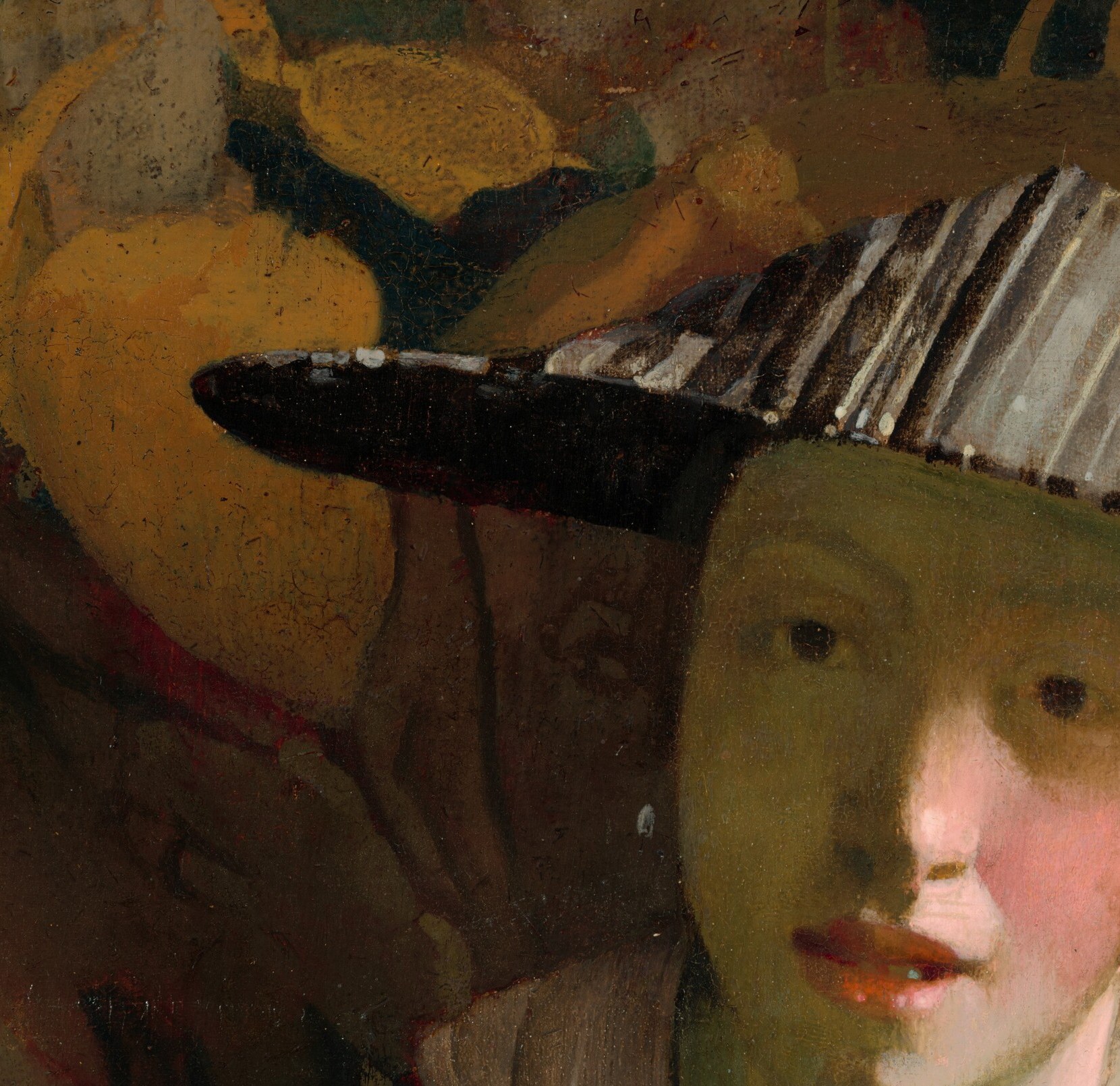 This young girl, caught in a moment of quiet thought.