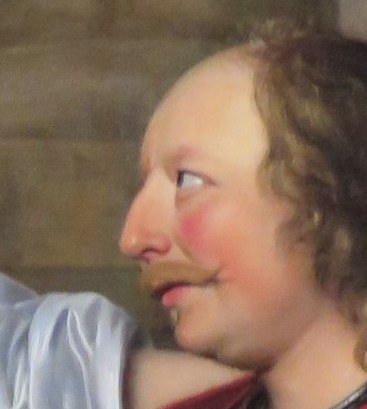 But Dutch painters often put their own families into these scenes.