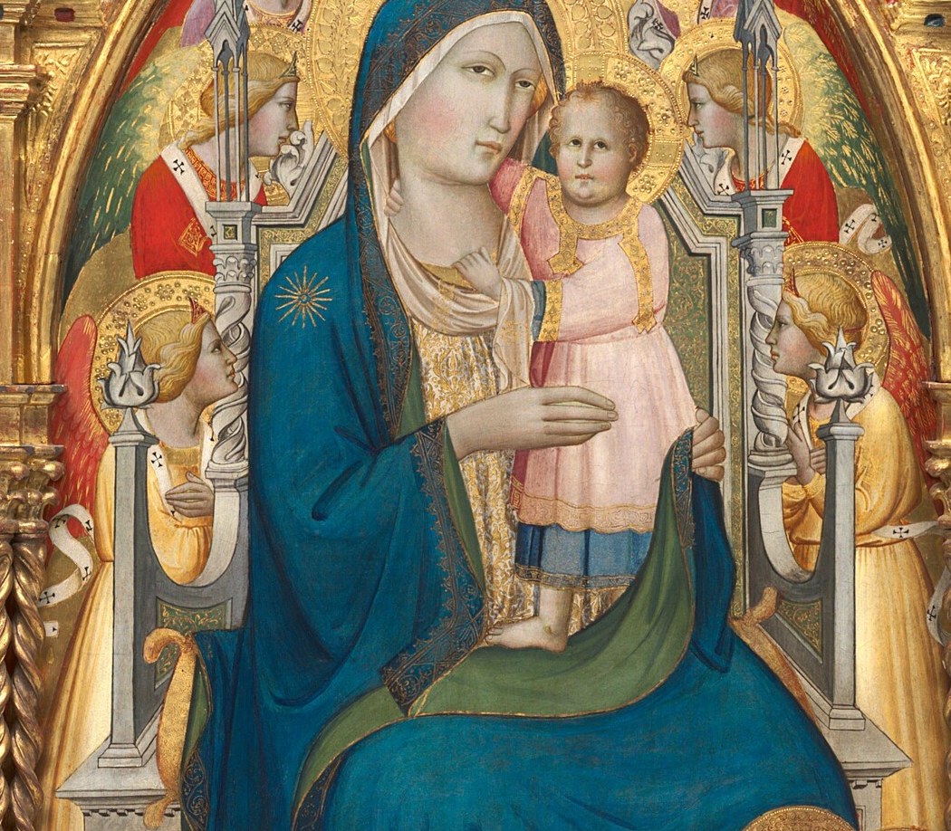 It was painted by Agnolo Gaddi, just before 1387.