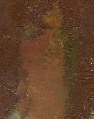 Her face is hidden in shadow.
