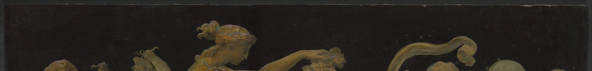 His specialties were trompe l'oeil and grisaille.