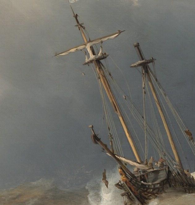 Every rope and sail detail shows his deep understanding of ships.