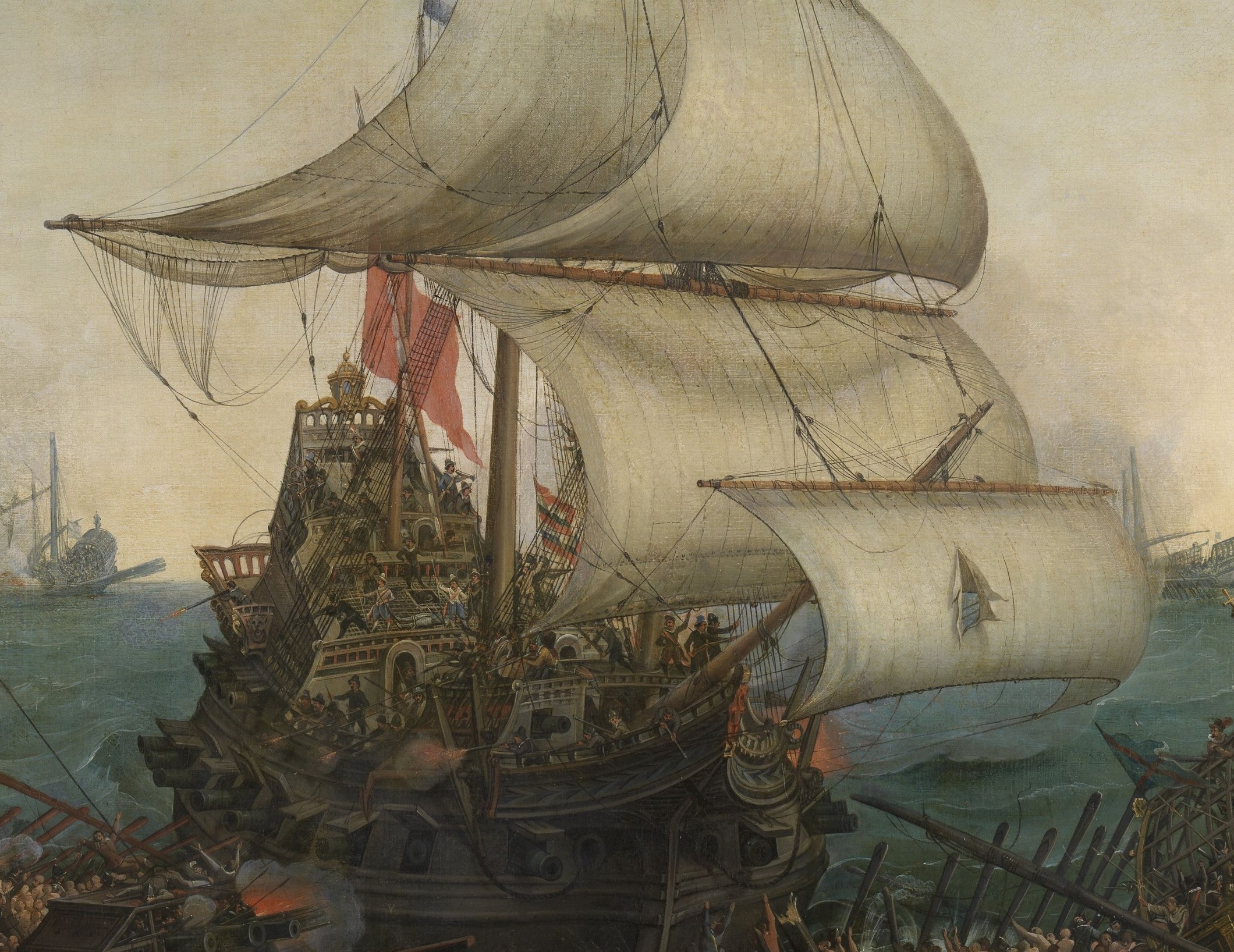 It was part of the Eighty Years' War, Dutch against Spanish.