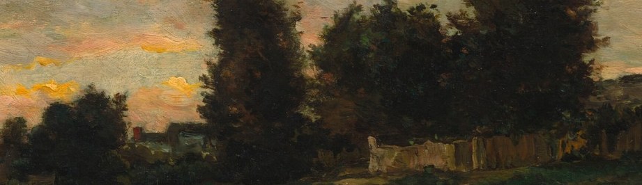 Their mass creates a strong horizontal line, contrasting with the verticality of the sky and the tall tree.