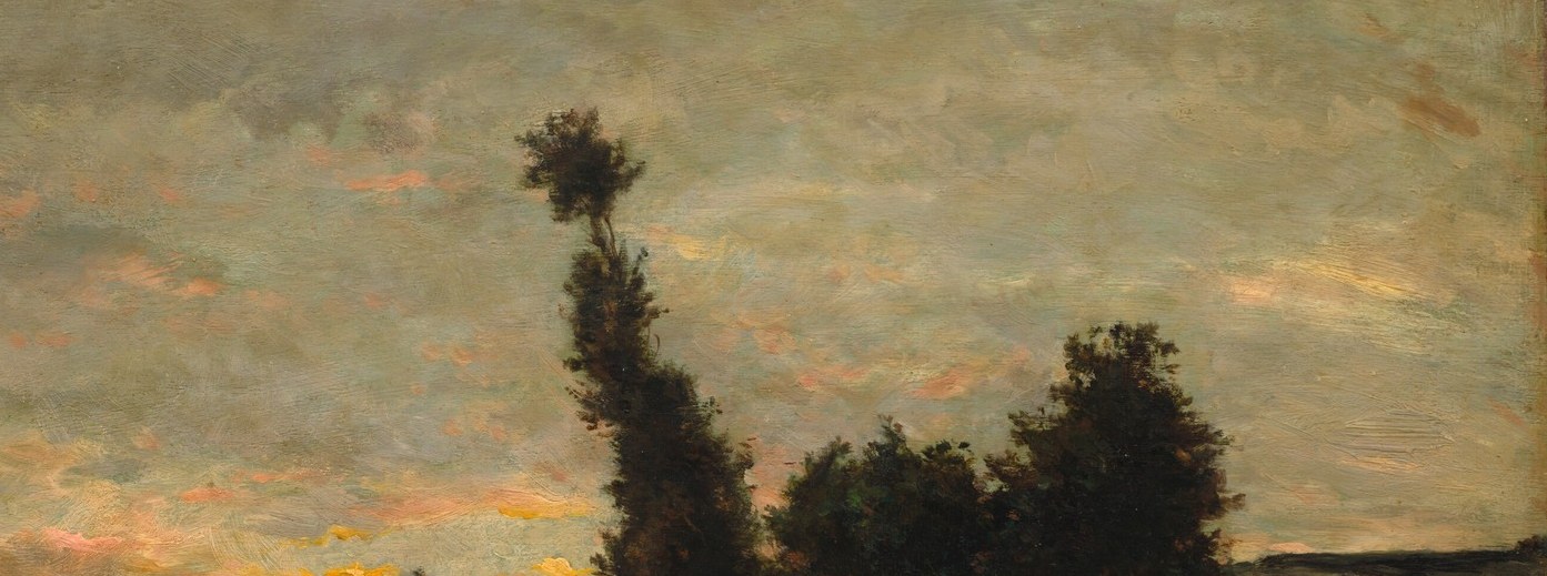 See how the sky's colors blend.