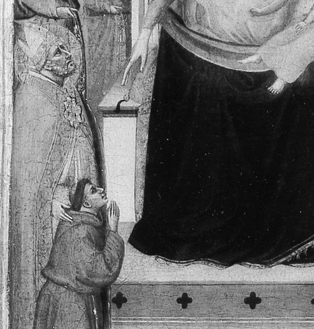 He commissioned this altarpiece for the parish church.