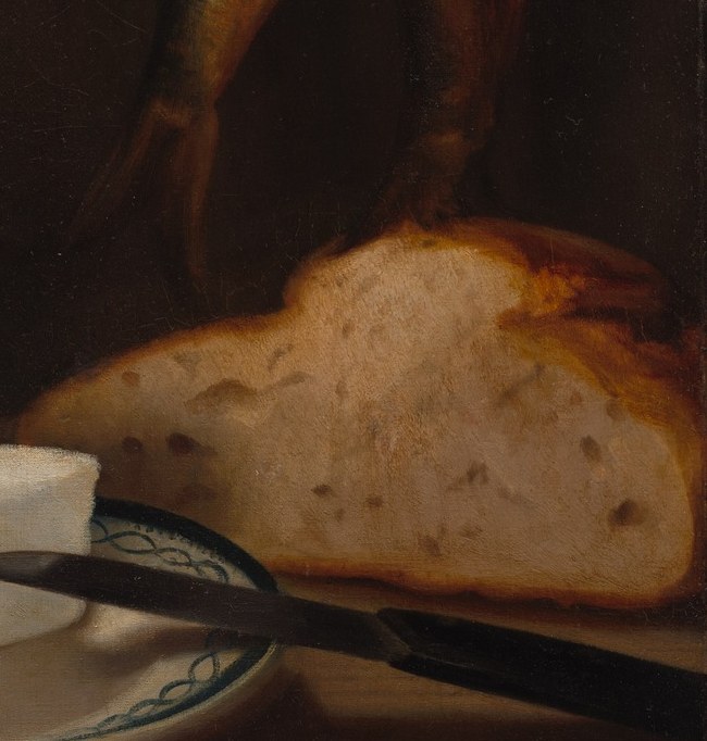 The bread and cheese are also coded.