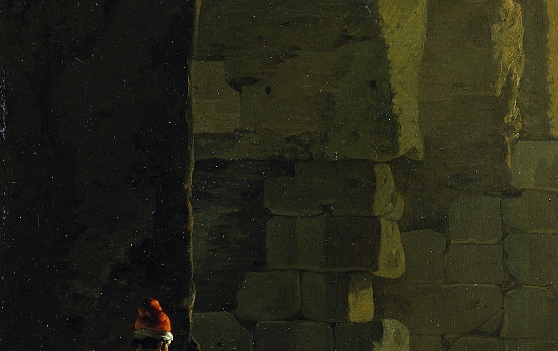 The artist rendered every rough texture with subtle light.