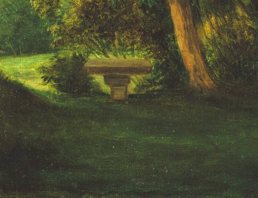 Without it, that warm glow on the grass makes no sense.