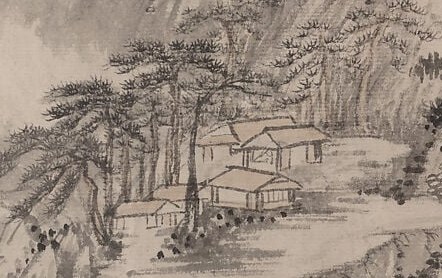 He built these trees with countless detailed brushstrokes.