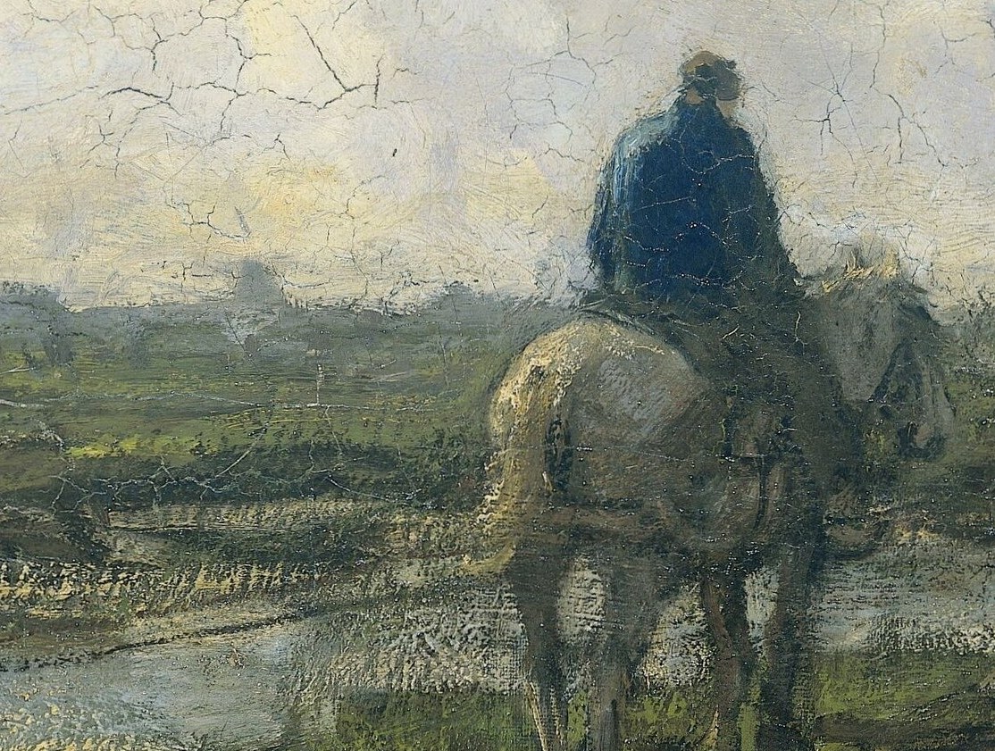 He captures the quiet dignity of a working animal.