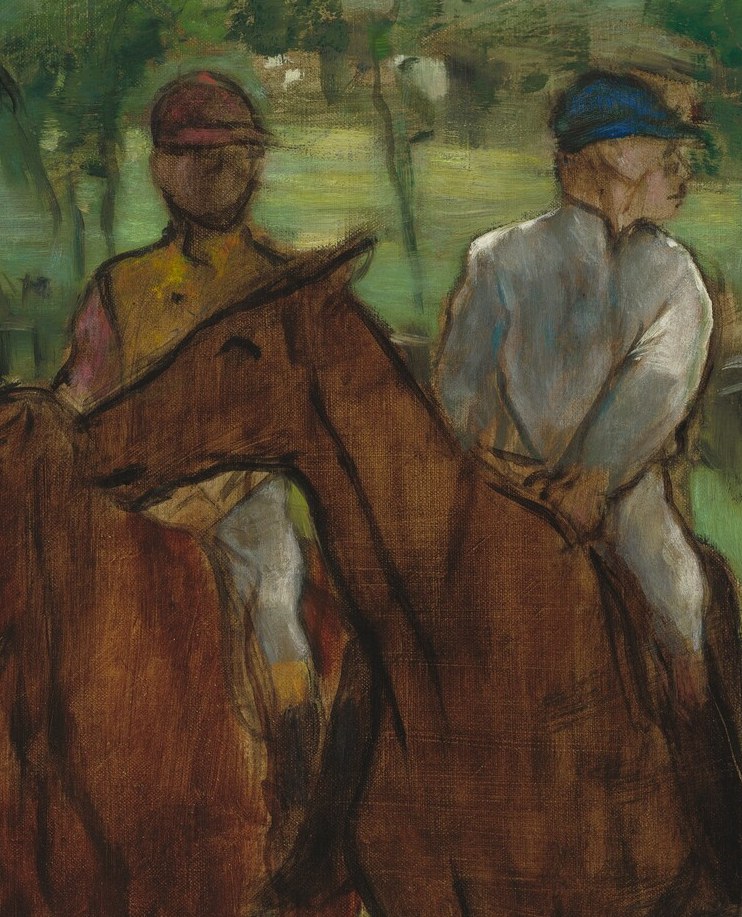 He studied these details to make them come alive on canvas.