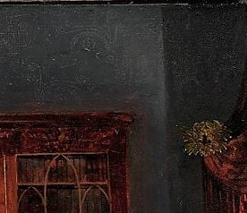Standing posture and formal dark coat with white cravat directly mirror the conventions of white upper-class male portraiture, encoding respectability through visual borrowing.