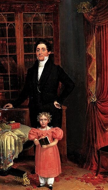 The cut and posture are copied directly from portraits of white professional men of the period , the coat is argument, not just clothing, claiming membership in the merchant class.