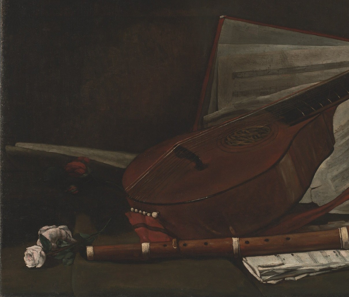No musician. Worn strings. A breath held for two hundred years.