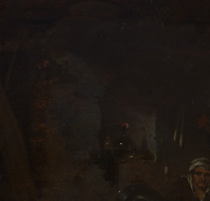 The light pulls you into the figures. Then you stop looking up.