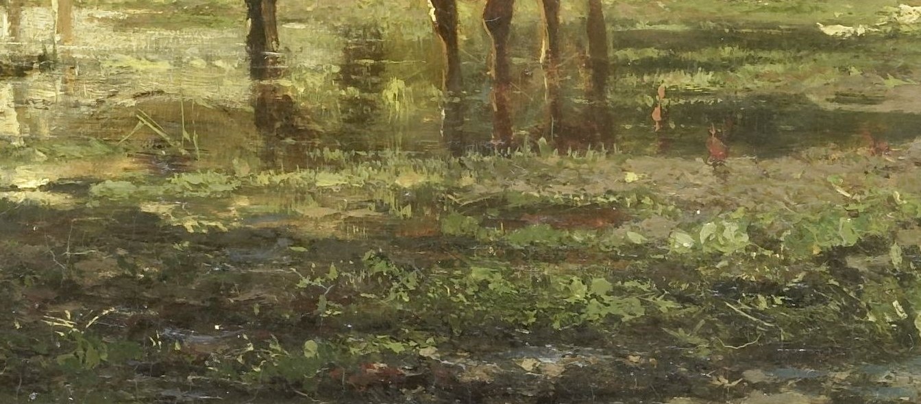 Bilders' work often showed this naturalistic observation of light.