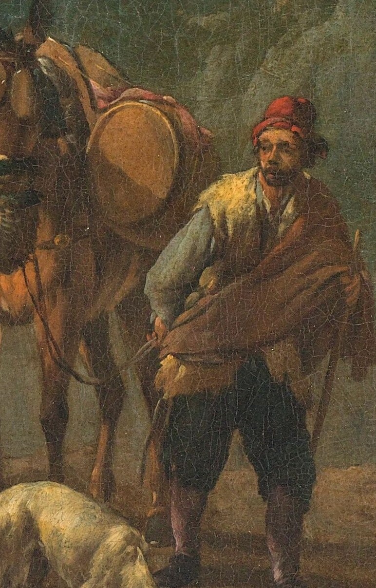 Many Dutch painters came to Rome to capture daily life.