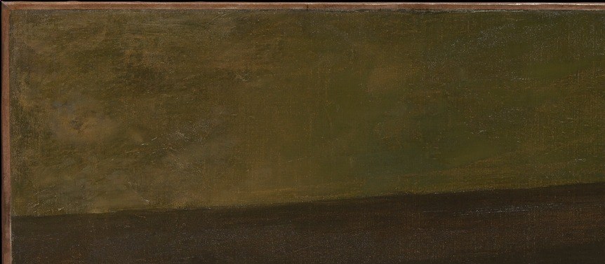 Degas used loose, visible brushwork to capture this fleeting moment.